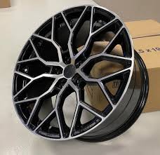 Modern black rims